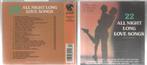 CD Verzamel: 22 All night long love songs, Cd's en Dvd's, Ophalen of Verzenden, Zo goed als nieuw, Pop
