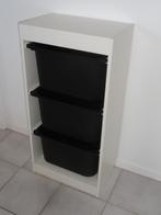 IKEA TROFAST ladekast zwarte bakken, hoogte 94 cm, 3 of 4 laden, Ophalen, Gebruikt