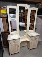 Vintage kaptafel met spiegel (van Dijk & Ko ), Huis en Inrichting, Ophalen, Gebruikt, 100 tot 150 cm, Vintage