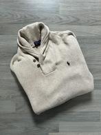 Ralph Lauren Quarter Zip Sweater, Kleding | Heren, Truien en Vesten, Maat 52/54 (L), Gedragen, Beige, Verzenden