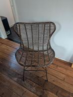 Fauteuil Jasmine - Rotan en Metaal - Bruin, Huis en Inrichting, Ophalen, 75 tot 100 cm, Zo goed als nieuw, 75 tot 100 cm