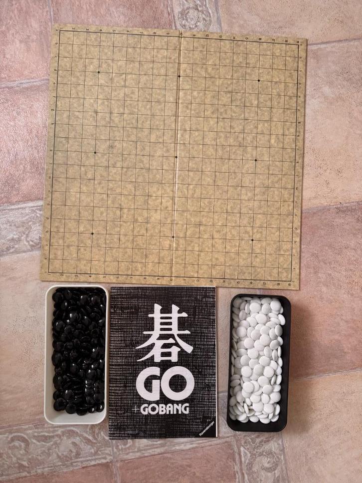 Go & Gobang Ravensburger 1979 Vintage klassieker!, Hobby en Vrije tijd, Gezelschapsspellen | Bordspellen, Gebruikt, Een of twee spelers