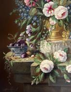 Schilderij pronkstilleven op paneel. Thomas Heesakkers., Ophalen