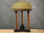 Houten tafellamp, Temde lampen, jaren 1980, Ophalen of Verzenden