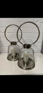 Riviera maison windlichten, Ophalen, Zo goed als nieuw, Grijs, Metaal