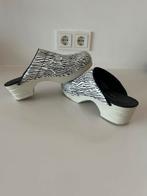 Leuke zebra print bighorn klompen gevavi, maat 37/38, Wit, Ophalen of Verzenden, Werkschoenen, Gedragen