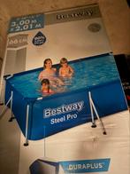 Bestway steel pro zwembad 300/201, Ophalen, Gebruikt, 200 tot 400 cm, Rechthoekig