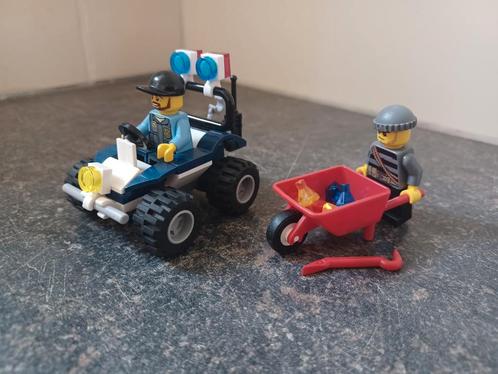 Lego city 60006 politie quad, Kinderen en Baby's, Speelgoed | Duplo en Lego, Zo goed als nieuw, Lego, Complete set, Ophalen of Verzenden