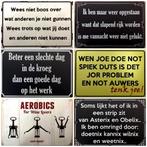 Dirty Harry Clint Eastwood reclamebord van metaal wandbord, Info@deconoord.nl, Deco Noord, Poster, Nieuw