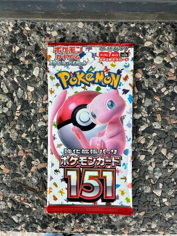 Pokémon 151 Booster Pack – Japans beschikbaar voor biedingen