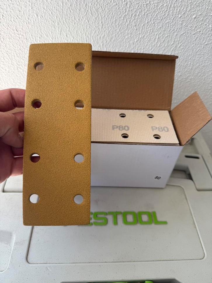 Schuurpapier Schuurstroken 70x198mm met 8 gaten, Doe-het-zelf en Verbouw, Gereedschap | Schuurmachines, Nieuw, Vlakschuurmachine