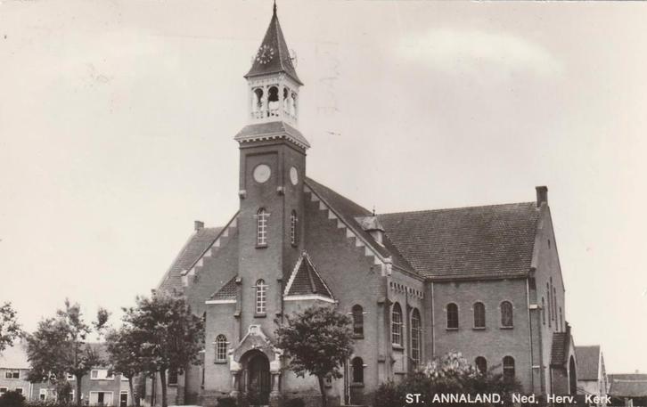 SINT ANNALAND Ned. Herv. Kerk, Verzamelen, Ansichtkaarten | Nederland, Gelopen, Zeeland, 1960 tot 1980, Verzenden