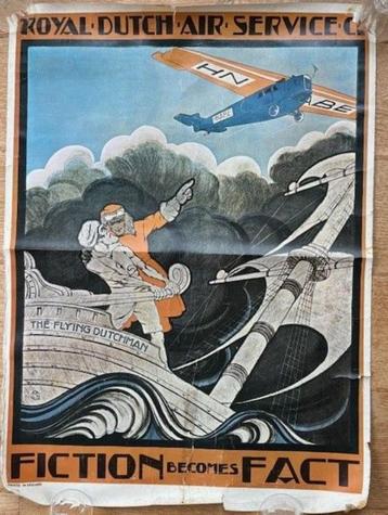 Poster Royal Dutch Air Service beschikbaar voor biedingen