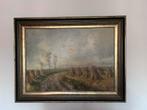 Oogstlandschap schilderij, Antiek en Kunst, Ophalen of Verzenden