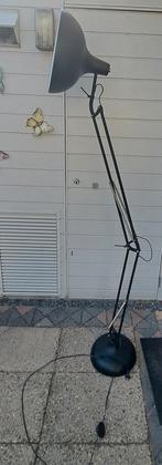 Mooie grote zware /zwarte vloerlamp, Huis en Inrichting, Lampen | Vloerlampen, Ophalen, Gebruikt, Metaal, 150 tot 200 cm