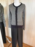 Marccain Gestreepte Trui Maat 4, Maat 38/40 (M), Zwart, Ophalen of Verzenden, Zo goed als nieuw