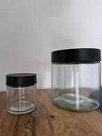 Glazen potten met deksel - 12 klein, 2 groot, Ophalen, Nieuw