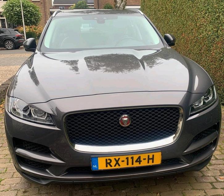 Jaguar F-Pace 20d 2.0 180pk AWD Aut 2018 Grijs, Auto's, Jaguar, Particulier, F-Pace, 4x4, ABS, Achteruitrijcamera, Adaptieve lichten