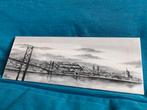 40x15cm Lissabon Black&white painting on canvas, Ophalen of Verzenden