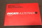 Ducati 1000DS Multistrada 2004 motorcycle owner's manual, Ophalen of Verzenden, Ducati