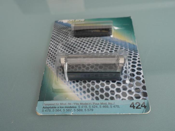 Braun scheerblad + messenblok Combipack 424 NIEUW, Witgoed en Apparatuur, Persoonlijke-verzorgingsapparatuur, Nieuw, Scheren en Epileren