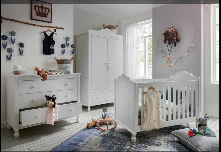 COMPLETE BABYKAMER Infanskids Klaudia wit NIEUW, Kinderen en Baby's, Kinderkamer | Complete kinderkamers, Nieuw, Jongetje of Meisje