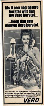 KOOP EEN NIEUWE VERO BORSTEL WANT DIE ZIJN BETER 1965, Verzenden, Zo goed als nieuw, Overige typen