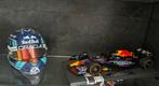 Max Verstappen Miami GP 2023 1/18 + Helm, Ophalen of Verzenden, Nieuw, Formule 1