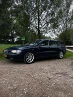 Volvo V70 2.4 140PK Bi-fuel AUT 2002 Blauw, Stof, 1800 kg, Beige, Stationwagon