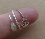 zilveren ringen set STE-BEE 925 [939], Verzenden, Nieuw, Kleiner dan 17, Dame