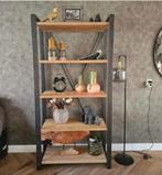 Te koop: Prachtige zware industriele vitrinekast!!!, Ophalen, Met plank(en), 200 cm of meer, Eikenhout
