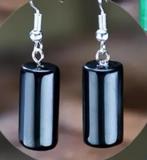 Oorbellen van onyx, Sieraden, Tassen en Uiterlijk, Oorbellen, Overige materialen, Hangers, Elysees Bureau 326,78 avenue des Champs,PARIS
