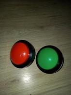 Groote roode en groene knop, Ophalen of Verzenden, Zo goed als nieuw
