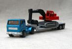 Matchbox 900 TP26 Leyland  dieplader + Atlas graafmach. 1/90, Gebruikt, Matchbox, Bus of Vrachtwagen, Verzenden