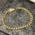 14 karaat gouden armband cuban gourmet schakel, Ophalen of Verzenden, Nieuw, Goud