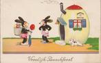 Micke Mouse. Paasei Hondje Zeer fraaie AK. uit 1933, Verzamelen, Ansichtkaarten | Themakaarten, Verzenden, 1920 tot 1940, Gelopen