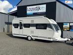 HOBBY Excellent 495 UL ’22 (Mover, Luifel), Caravans en Kamperen, Caravans, Rondzit, Hobby, 2 aparte bedden, 7 tot 8 meter