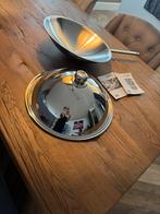 Demeyere wokpan diameter 36 met deksel ronde bodem rvs, Ophalen of Verzenden, Zo goed als nieuw, Rvs, Wok