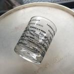 Streekbladen shot glas, Verzamelen, Ophalen of Verzenden, Gebruikt, Borrel- of Shotglas