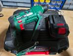 Parkside Slagboormachine met 4-AH Accu en Lader, Doe-het-zelf en Verbouw, Gereedschap | Boormachines, Gebruikt, Boor- en/of Breekhamer