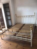 Spijlen bed, 160 cm, Gebruikt, Eenpersoons, Hout