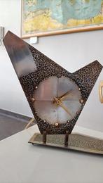 vintage klok art deco design jaren 50, 60 mid century retro, Ophalen of Verzenden