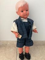 prachtige antieke stoffen poppenschoentjes/slofjes, Verzenden, Gebruikt, Pop, Levensecht of Reborn