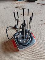 Ouderwetse Elektrische Fondue Set Compleet, Witgoed en Apparatuur, Ophalen, Gebruikt, Elektrisch, Fondueset