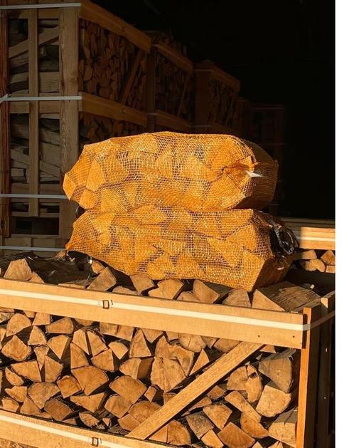 Openhaardhout netten haagbeuk vrachtwagen SCHERPE PRIJS, Tuin en Terras, Haardhout, Blokken, Overige houtsoorten, 6 m³ of meer