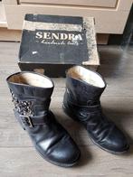 Handmade leren laarzen voor dames -- maat 36 -- Sendra, Sendra, Zwart, Lage of Enkellaarzen, Ophalen of Verzenden