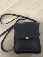Leren schoudertas zwart, Ophalen of Verzenden, Zo goed als nieuw, Zwart, Leer