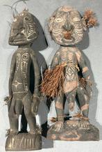 Twee geestfiguren uit het sepik mannenhuis papoea NG, Ophalen of Verzenden