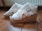 Gabor sandalen dames maat 40.5, Wit, Gabor, Zo goed als nieuw, Sandalen of Muiltjes