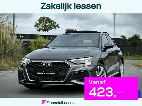 Audi A3 Sportback 40 TFSI S-line Panoramadak|B&O|Massage|Key, Auto's, Audi, Bedrijf, Lease, Financial lease, A3, ABS, Achteruitrijcamera